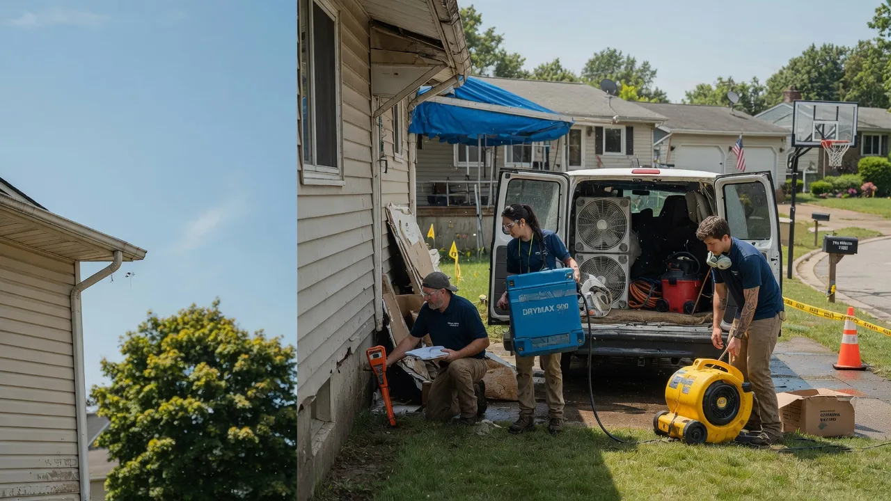 Ceiling Leak Cleanup in Upperstrasburg, PA near me